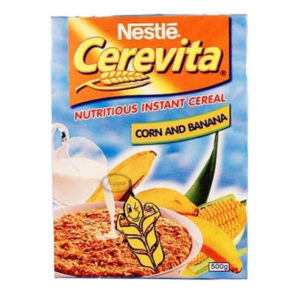 Nestle CEREVITA
CORN & BANANA 500G
CEREALS