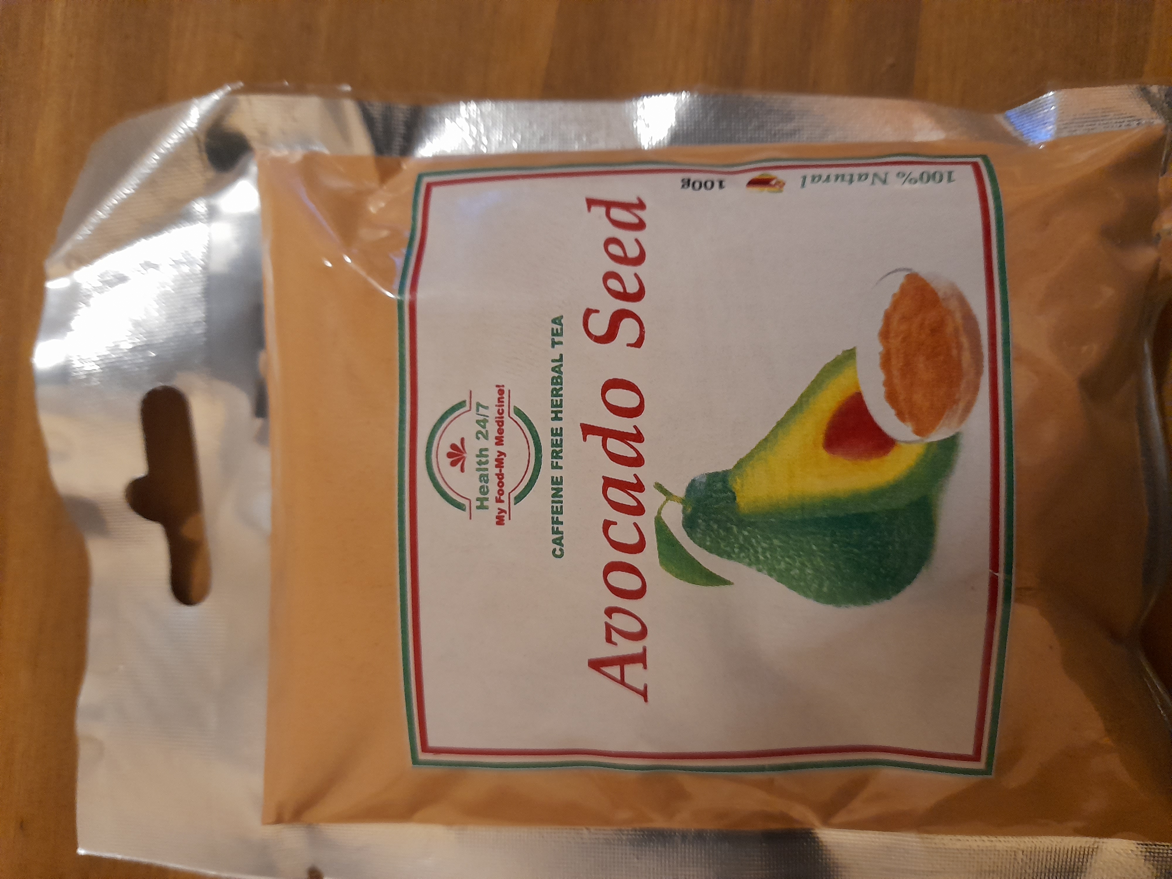 Avocado Seed Powder Caffeine Free Herbal Tea 50g