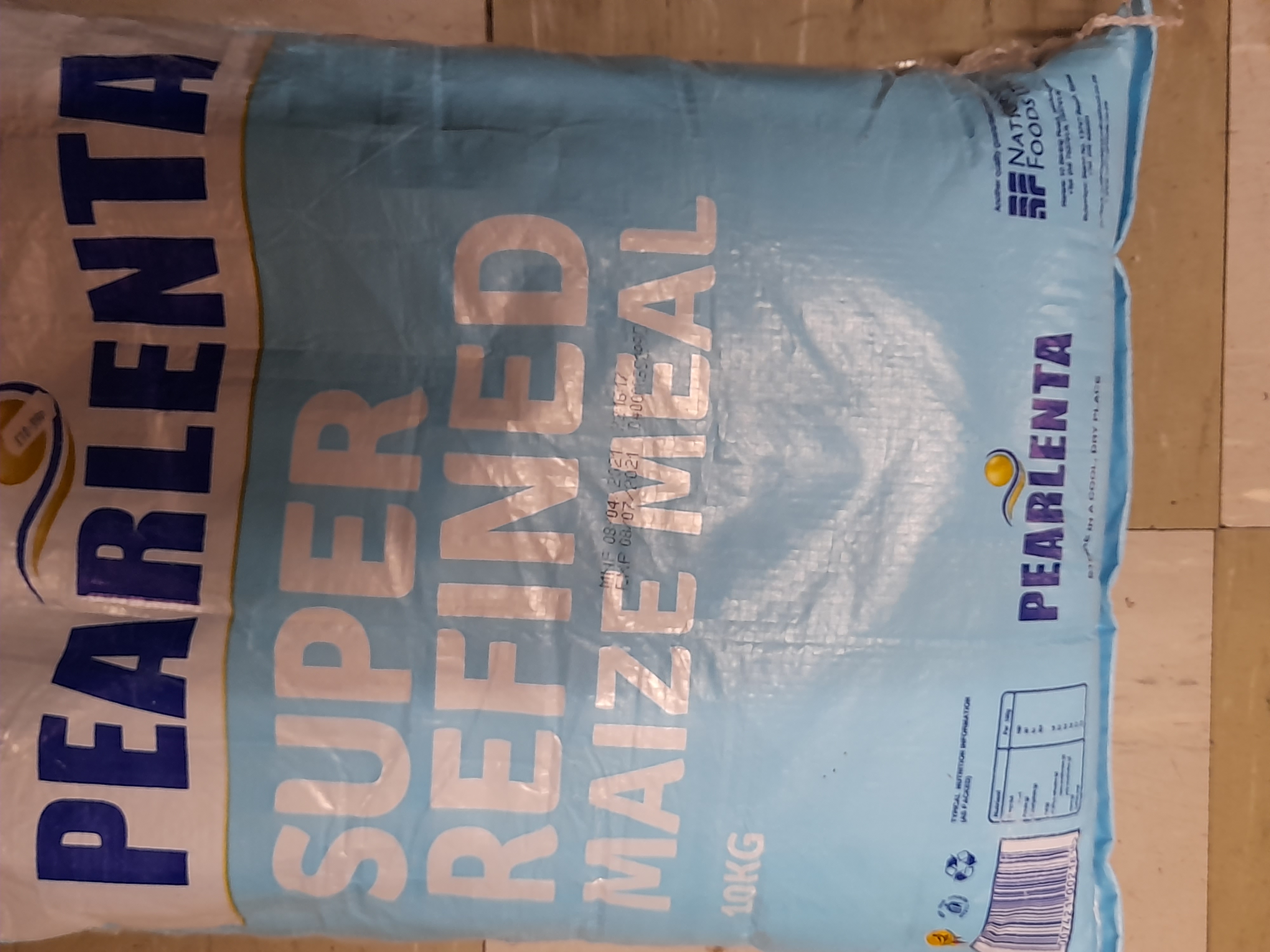 Pearlenta Refined Maize Meal 10kgs
bb 05.22