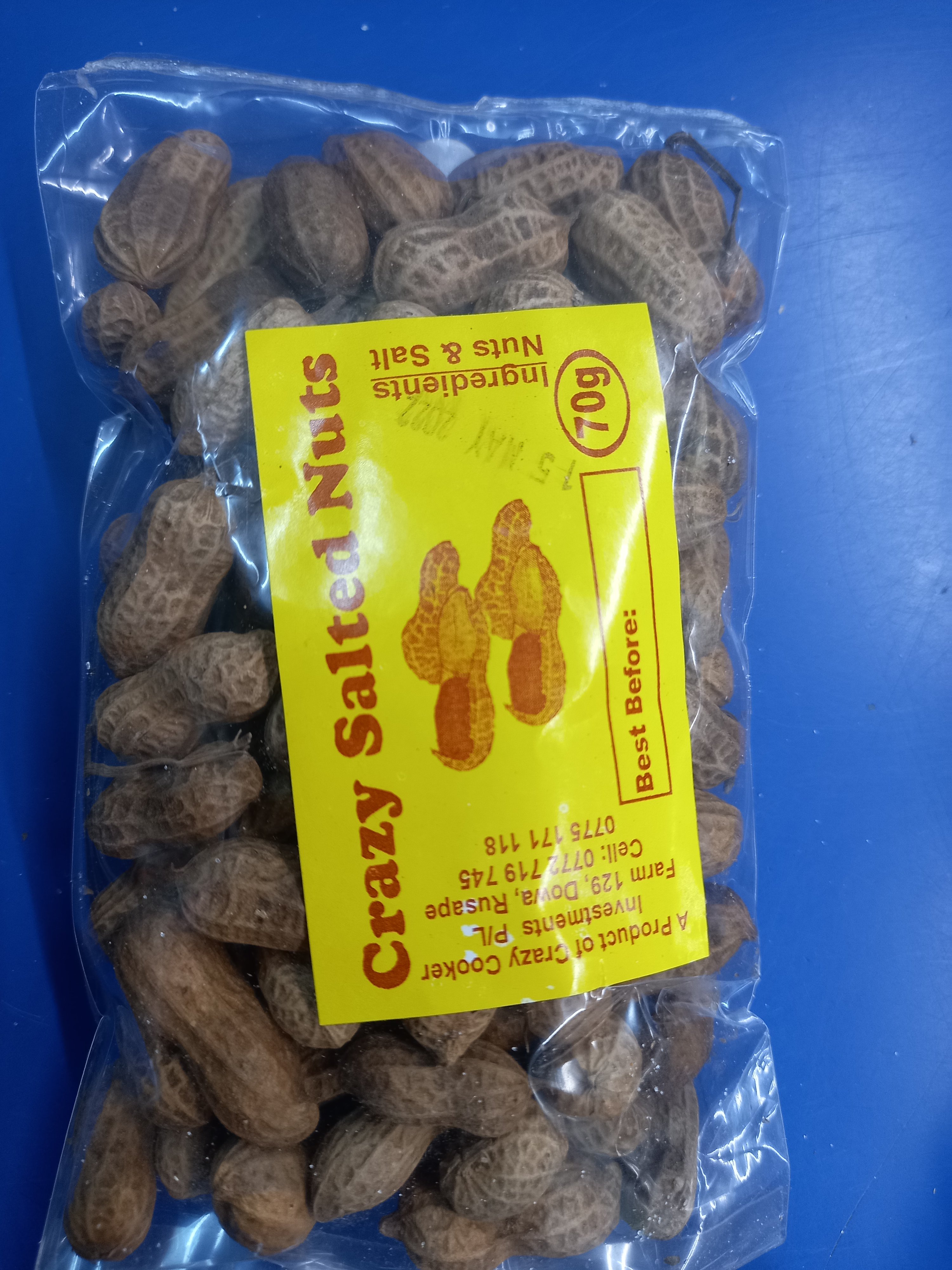 Crazy Roasted
 Salted Nuts  70g