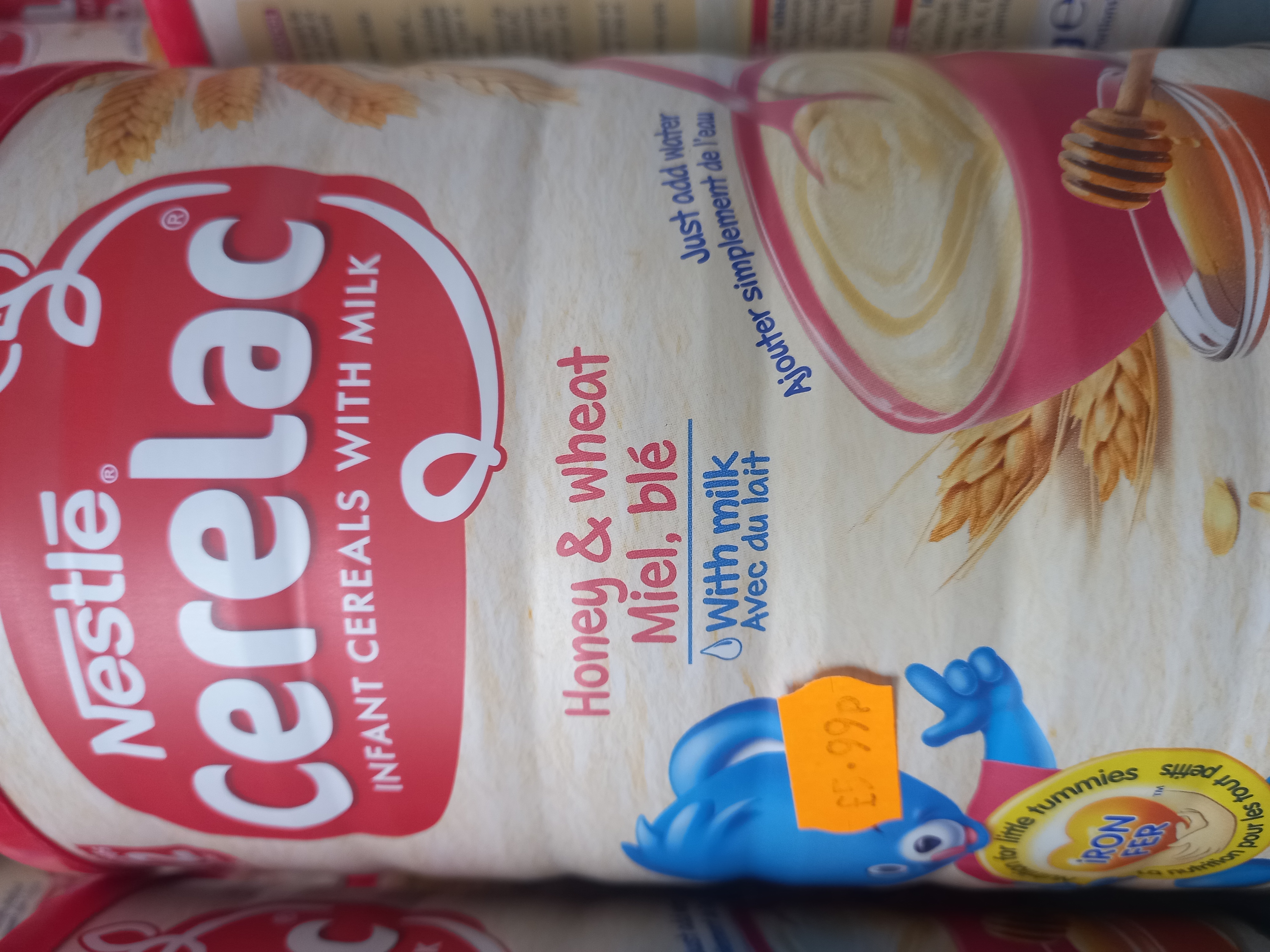 Nestle Cerelac
Honey & Wheat Tin
910g